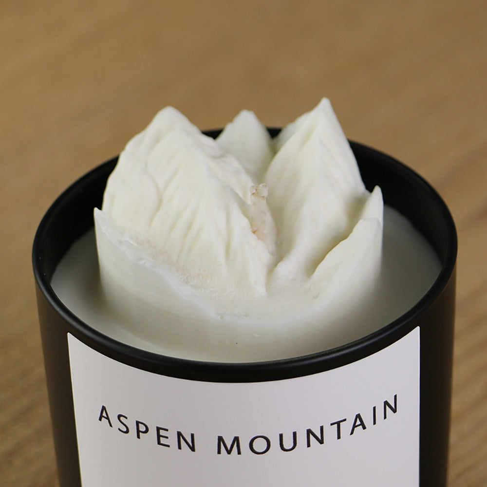 A close view of Aspen Mountain candle peak.