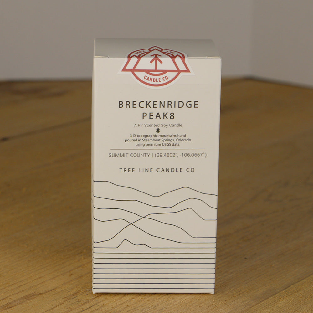  peak ロイヤルカスタマーギフト　タンブラー Breckenridge Peak 8 Candle – Colorado Mountain Candle | Tree Line