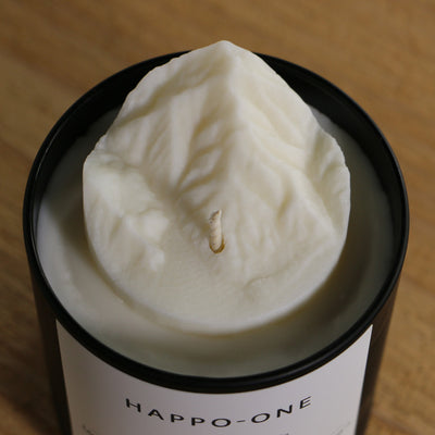 A close view of Happo-One candle peak.